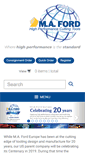 Mobile Screenshot of mafordeurope.com